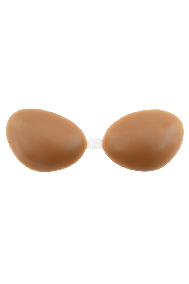Silicon Front-Fastening Invisible Bra - Caramel
